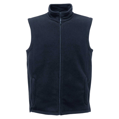 Dark Navy - Front - Regatta Professional Mens Microfleece Gilet