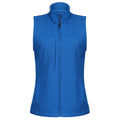 Oxford Blue - Front - Regatta Womens-Ladies Flux Softshell Bodywarmer - Sleeveless Jacket (Water Repellent & Wind Resistant)