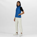 Oxford Blue - Side - Regatta Womens-Ladies Flux Softshell Bodywarmer - Sleeveless Jacket (Water Repellent & Wind Resistant)