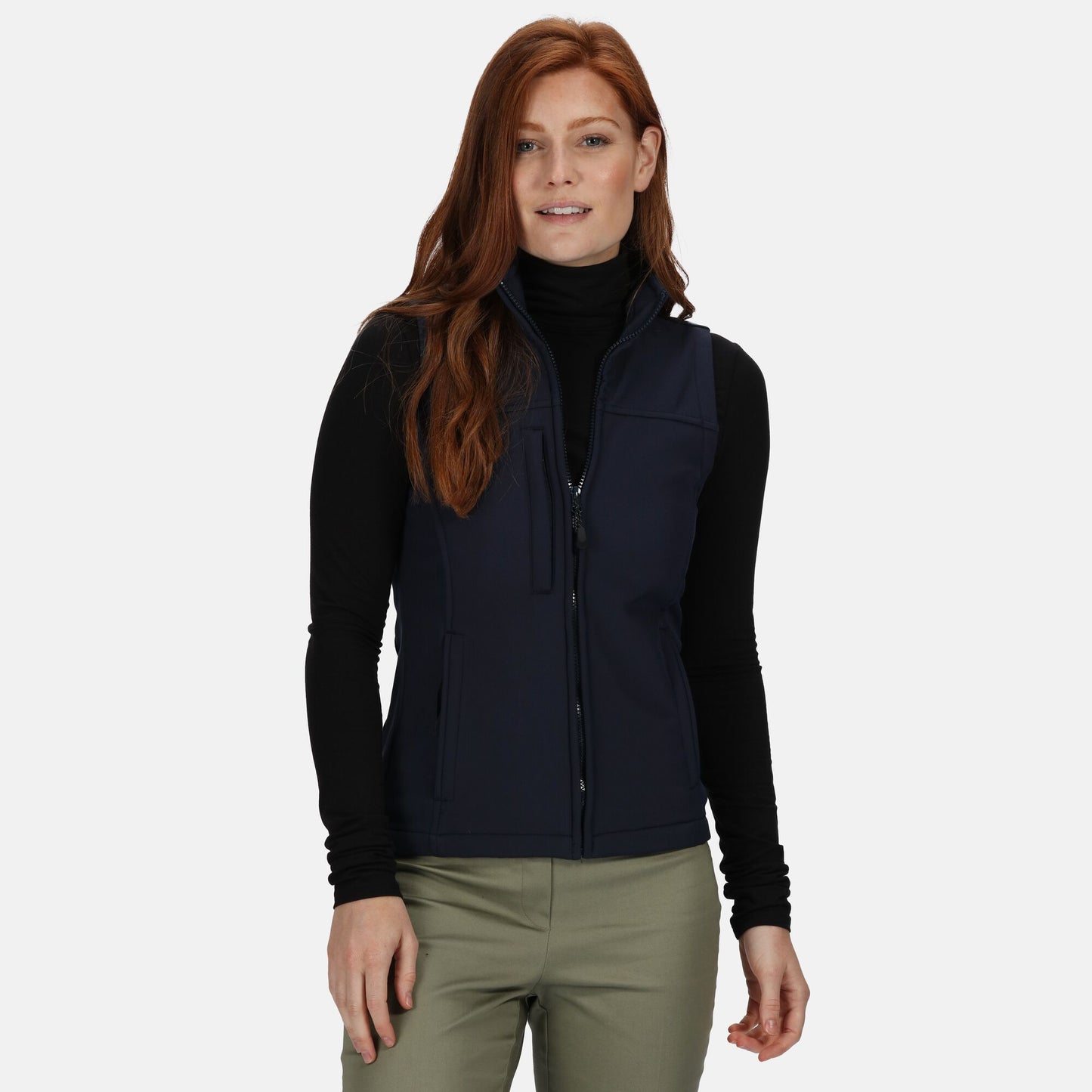 Navy-Navy - Back - Regatta Professional Womens-Ladies Softshell Body Warmer