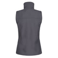 Seal Grey - Back - Regatta Womens-Ladies Flux Softshell Bodywarmer - Sleeveless Jacket (Water Repellent & Wind Resistant)