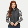 Grey Marl - Back - Regatta Womens-Ladies Flux Softshell Bodywarmer - Sleeveless Jacket (Water Repellent & Wind Resistant)