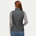 Grey Marl - Side - Regatta Womens-Ladies Flux Softshell Bodywarmer - Sleeveless Jacket (Water Repellent & Wind Resistant)