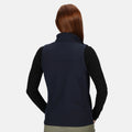 Navy-Navy - Lifestyle - Regatta Womens-Ladies Flux Softshell Bodywarmer - Sleeveless Jacket (Water Repellent & Wind Resistant)