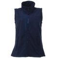 Navy-Navy - Pack Shot - Regatta Womens-Ladies Flux Softshell Bodywarmer - Sleeveless Jacket (Water Repellent & Wind Resistant)