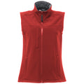Classic Red - Front - Regatta Womens-Ladies Flux Softshell Bodywarmer - Sleeveless Jacket (Water Repellent & Wind Resistant)