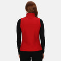 Classic Red - Back - Regatta Womens-Ladies Flux Softshell Bodywarmer - Sleeveless Jacket (Water Repellent & Wind Resistant)