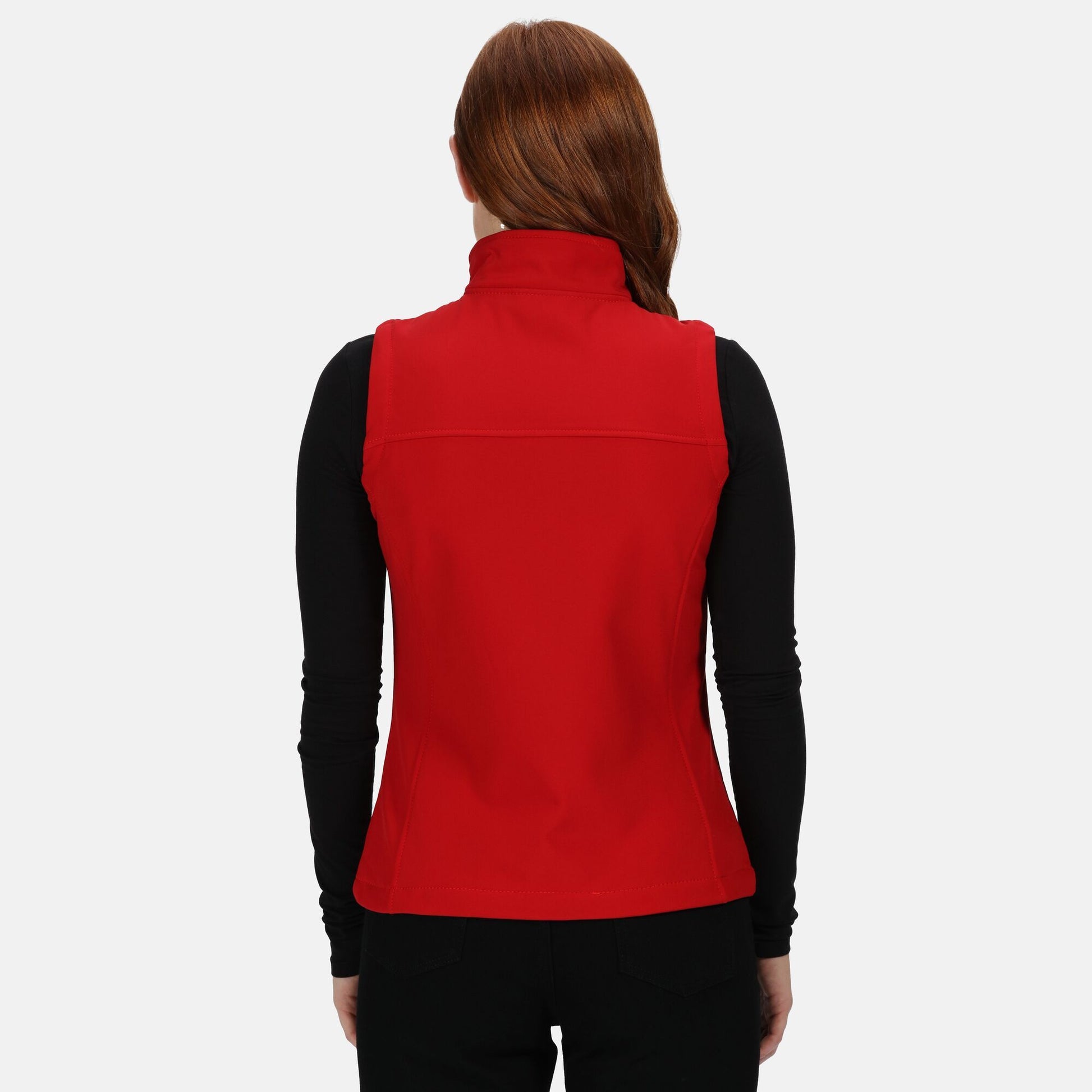 Classic Red - Back - Regatta Professional Womens-Ladies Softshell Body Warmer
