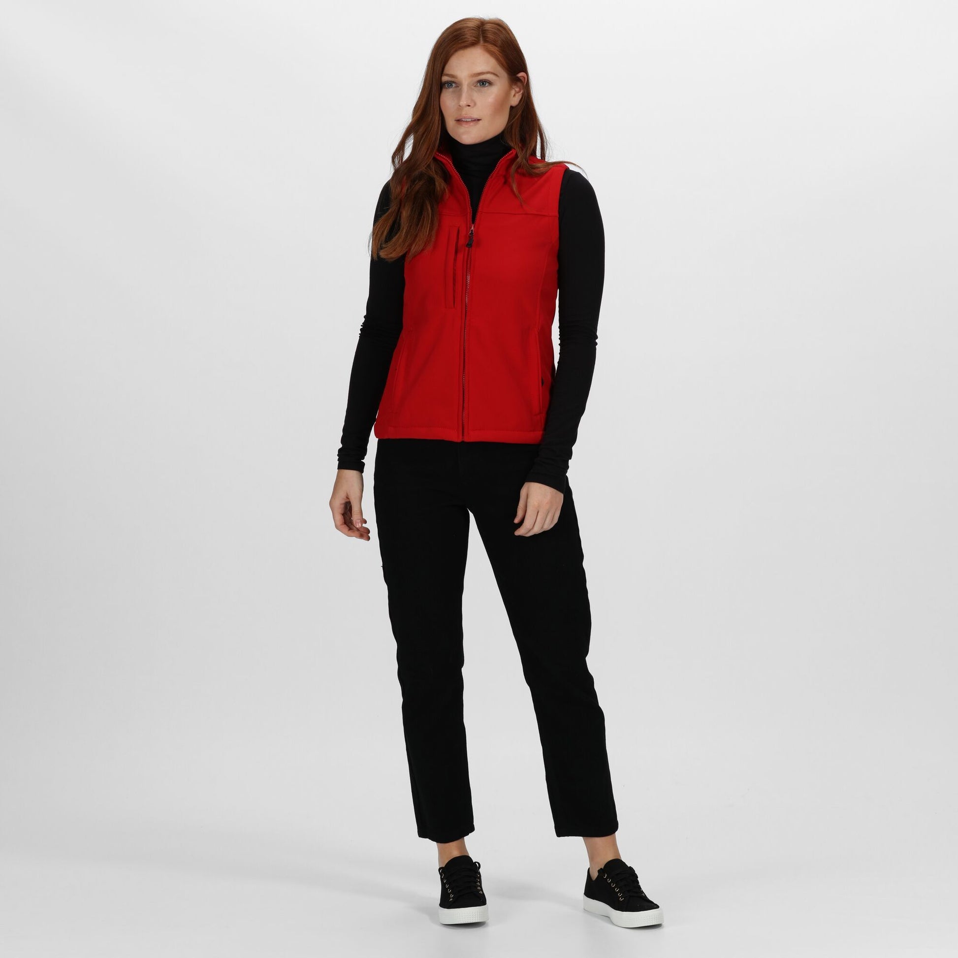 Classic Red - Lifestyle - Regatta Professional Womens-Ladies Softshell Body Warmer