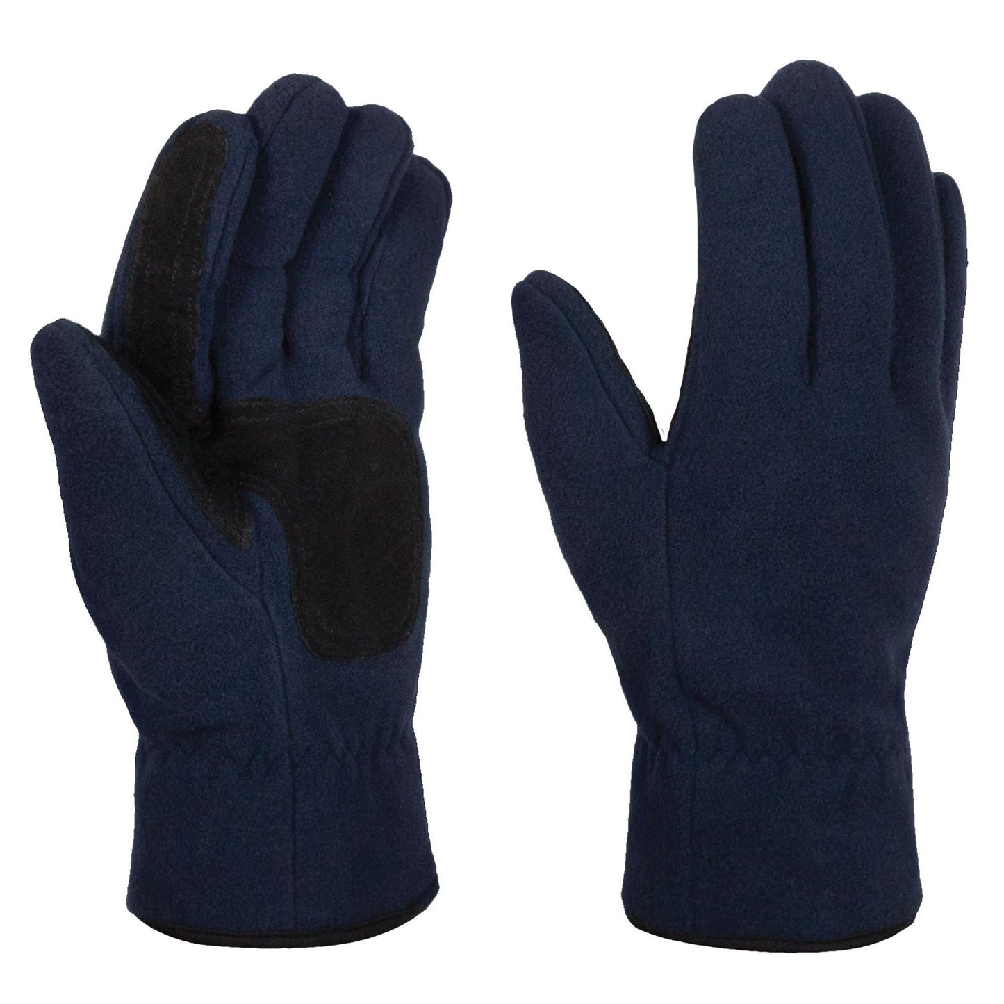 Navy - Front - Regatta Unisex Thinsulate Thermal Fleece Winter Gloves