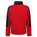 Classic Red-Black - Back - Regatta Mens Hydroforce 3-layer Membrane Waterproof Breathable Softshell Jackets