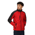 Classic Red-Black - Side - Regatta Mens Hydroforce 3-layer Membrane Waterproof Breathable Softshell Jackets