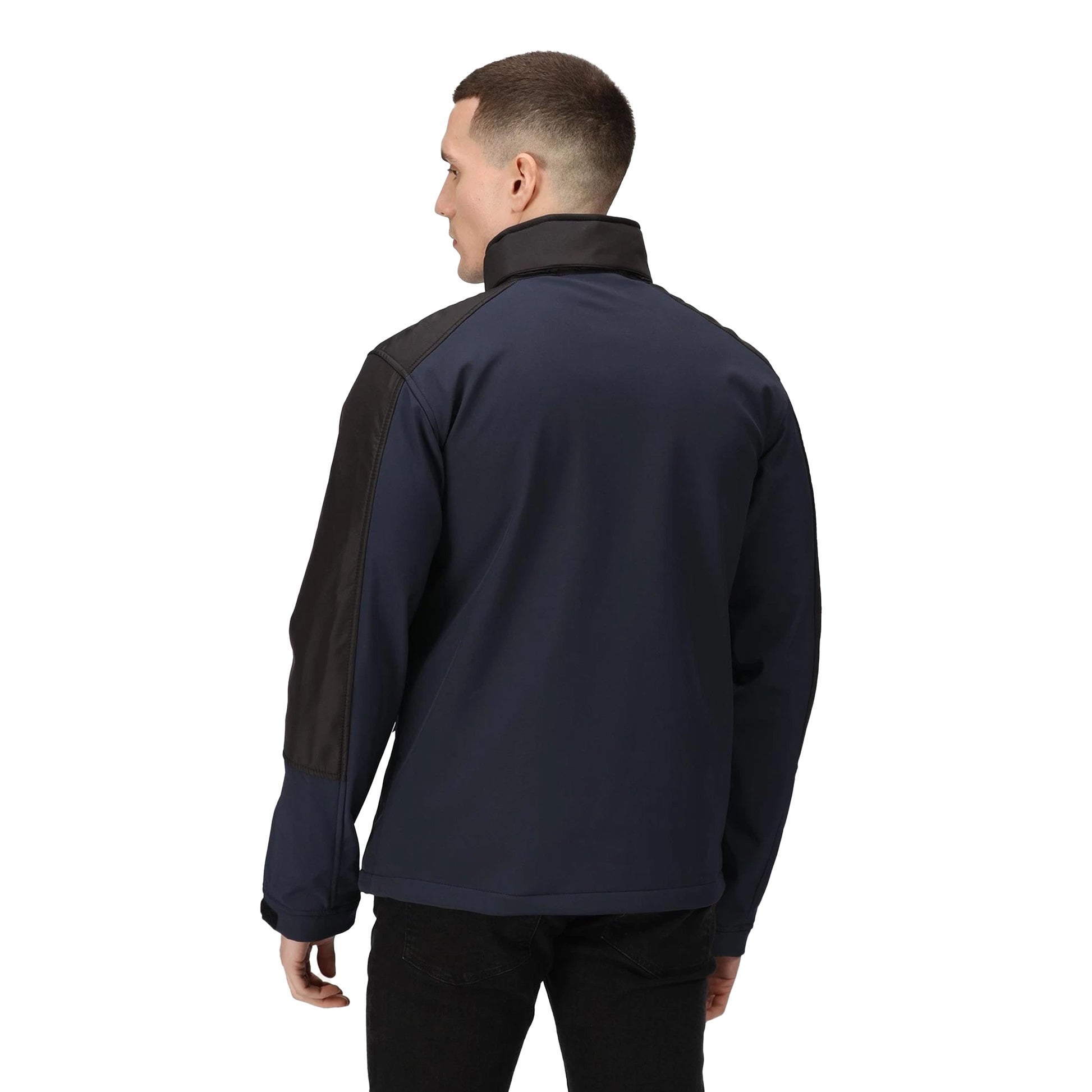 Navy-Black - Lifestyle - Regatta Professional Mens Hydroforce 3-layer Membrane Waterproof Breathable Softshell Jackets