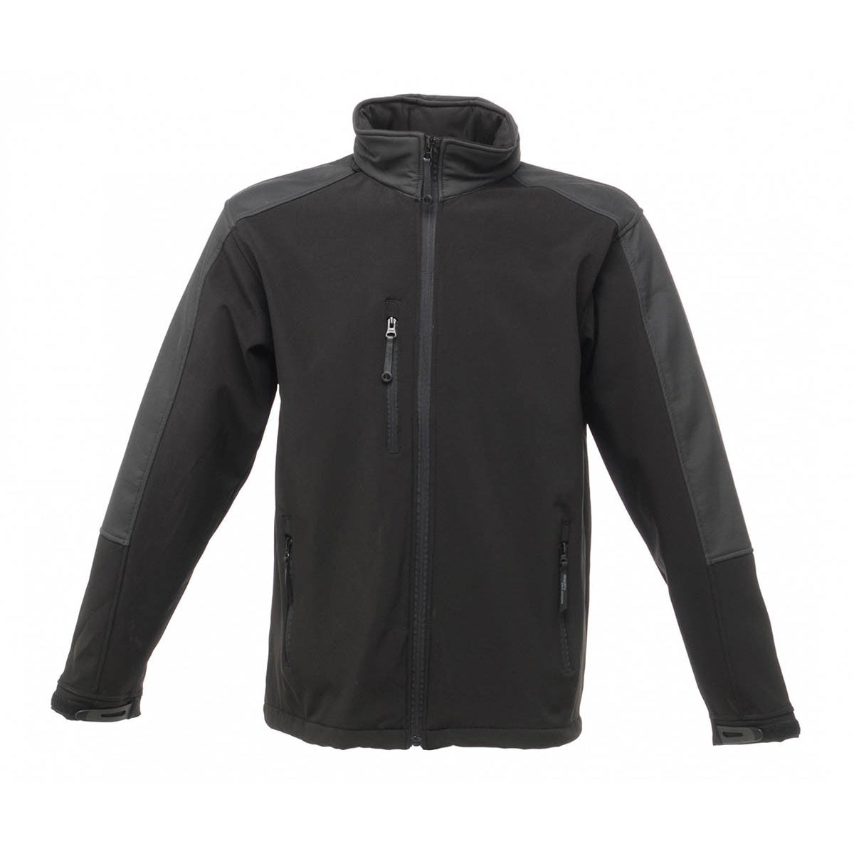 Black - Front - Regatta Professional Mens Hydroforce 3-layer Membrane Waterproof Breathable Softshell Jackets
