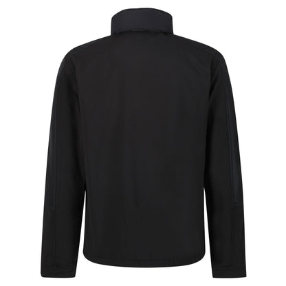 Black - Back - Regatta Professional Mens Hydroforce 3-layer Membrane Waterproof Breathable Softshell Jackets