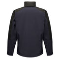 Navy-Black - Back - Regatta Mens Hydroforce 3-layer Membrane Waterproof Breathable Softshell Jackets