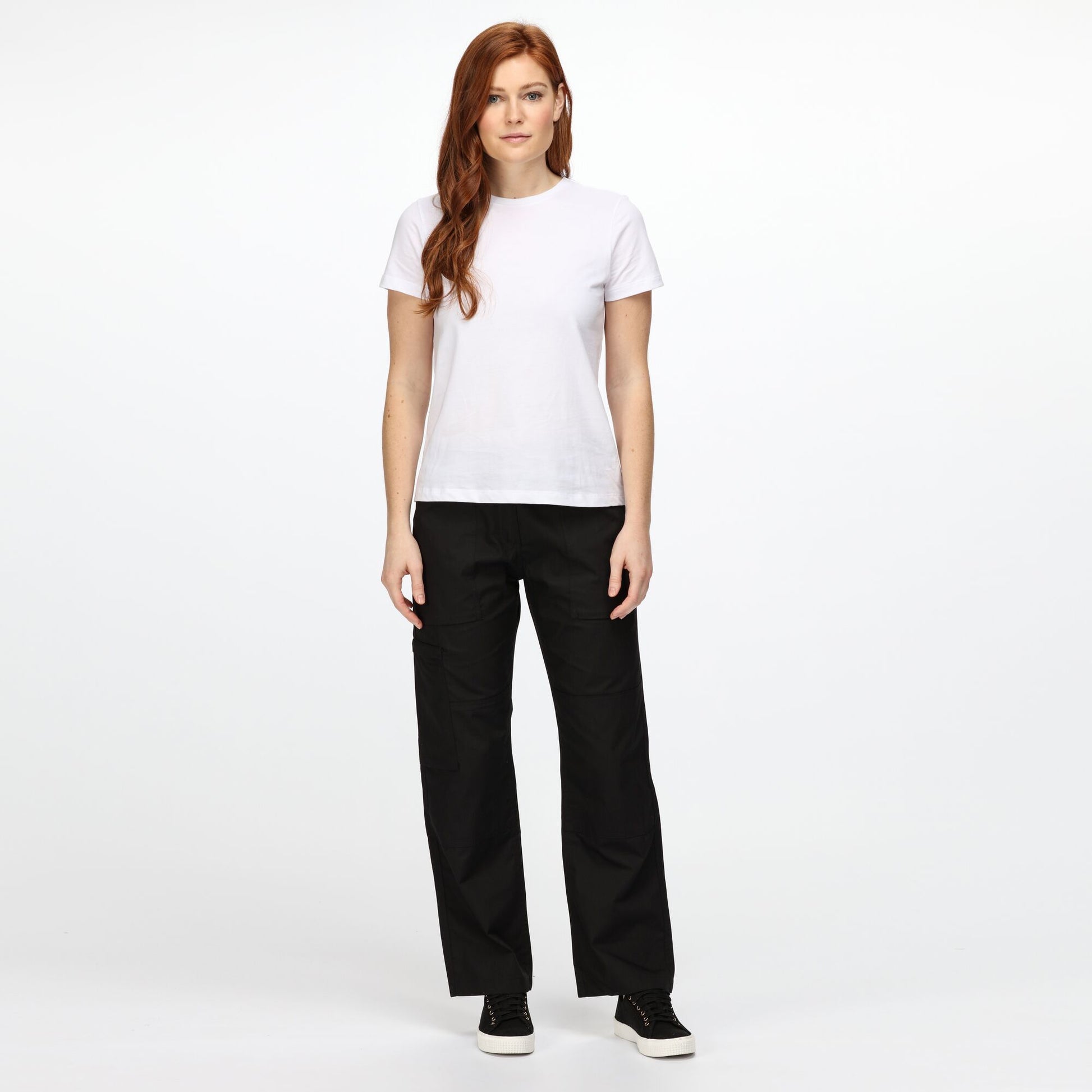 Black - Lifestyle - Regatta Professional Womens-Ladies New Action Water Repellent Trousers