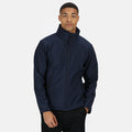 Navy-Seal Grey - Back - Regatta Professional Mens Classic 3 Layer Zip Up Softshell Jacket