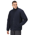 Dark Navy - Side - Regatta Professional Great Outdoors Mens Asgard II Quilted Insulated Fleece Jacket
