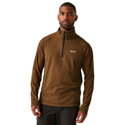 Fox-Black - Lifestyle - Regatta Great Outdoors Mens Montes Funnel Neck Fleece Jumper