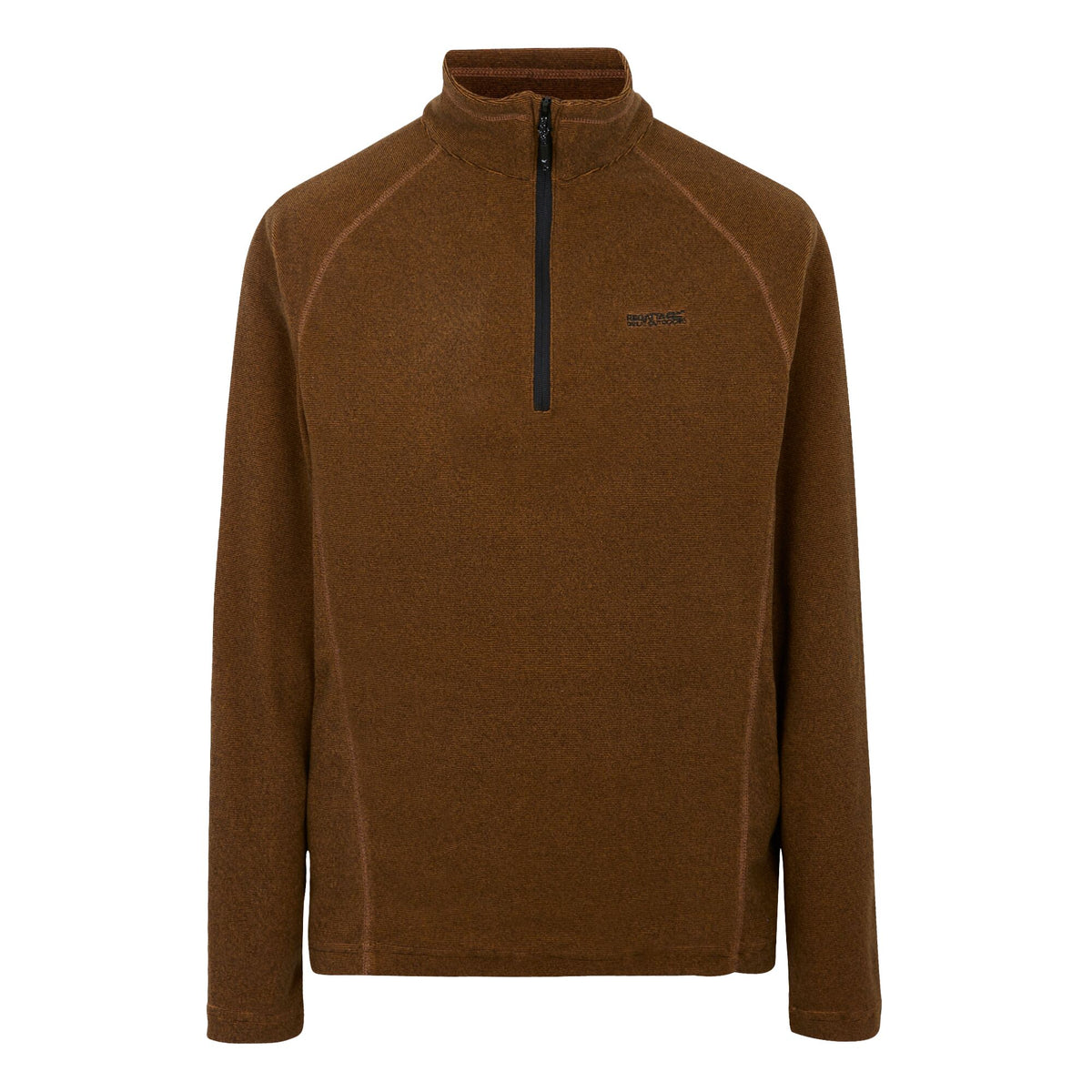 Pumpkin Spice-Black - Front - Regatta Great Outdoors Mens Montes Funnel Neck Fleece Jumper
