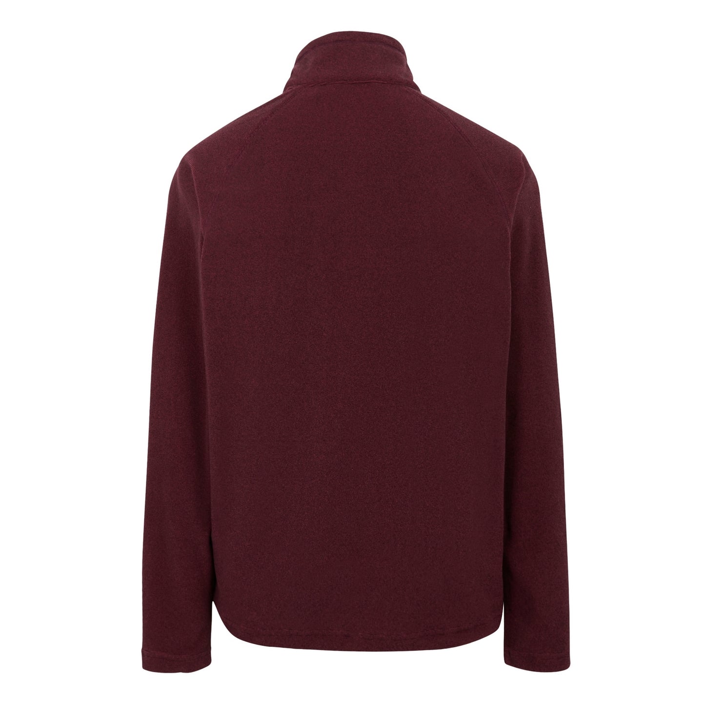 Dark Maroon-Black - Back - Regatta Great Outdoors Mens Montes Funnel Neck Fleece Jumper