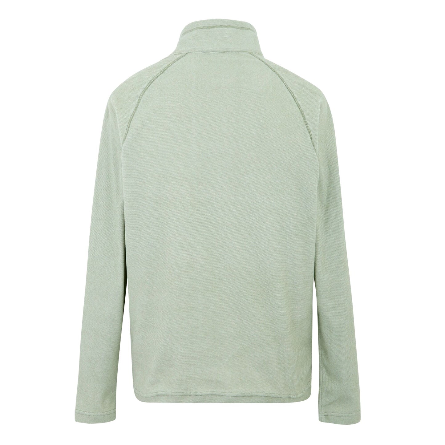 Oil Green-Stone White - Back - Regatta Great Outdoors Mens Montes Funnel Neck Fleece Jumper