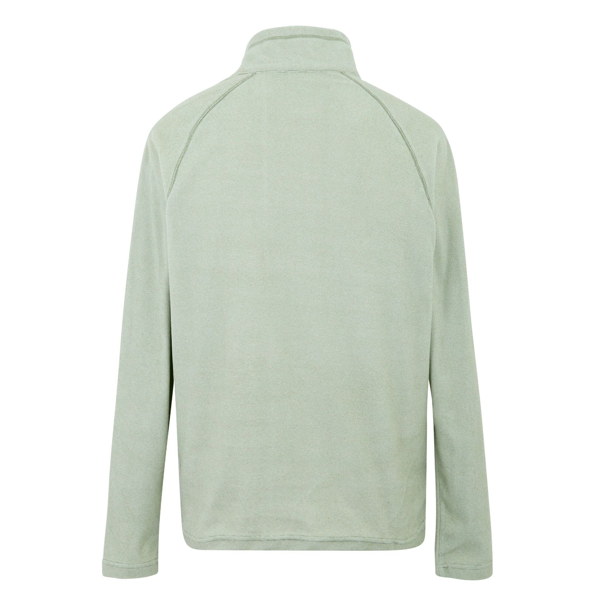 Oil Green-Stone White - Back - Regatta Great Outdoors Mens Montes Funnel Neck Fleece Jumper