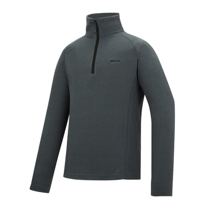 Dark Storm - Side - Regatta Great Outdoors Mens Montes Funnel Neck Fleece Jumper