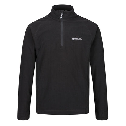 Black - Front - Regatta Great Outdoors Mens Montes Funnel Neck Fleece Jumper