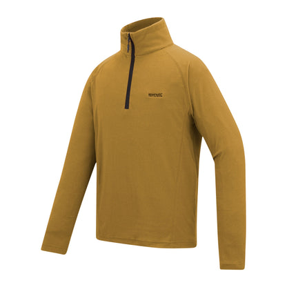 Wood Brown - Side - Regatta Great Outdoors Mens Montes Funnel Neck Fleece Jumper