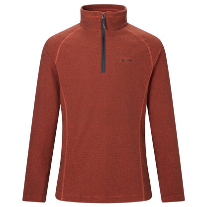 Burnt Henna - Front - Regatta Great Outdoors Mens Montes Funnel Neck Fleece Jumper