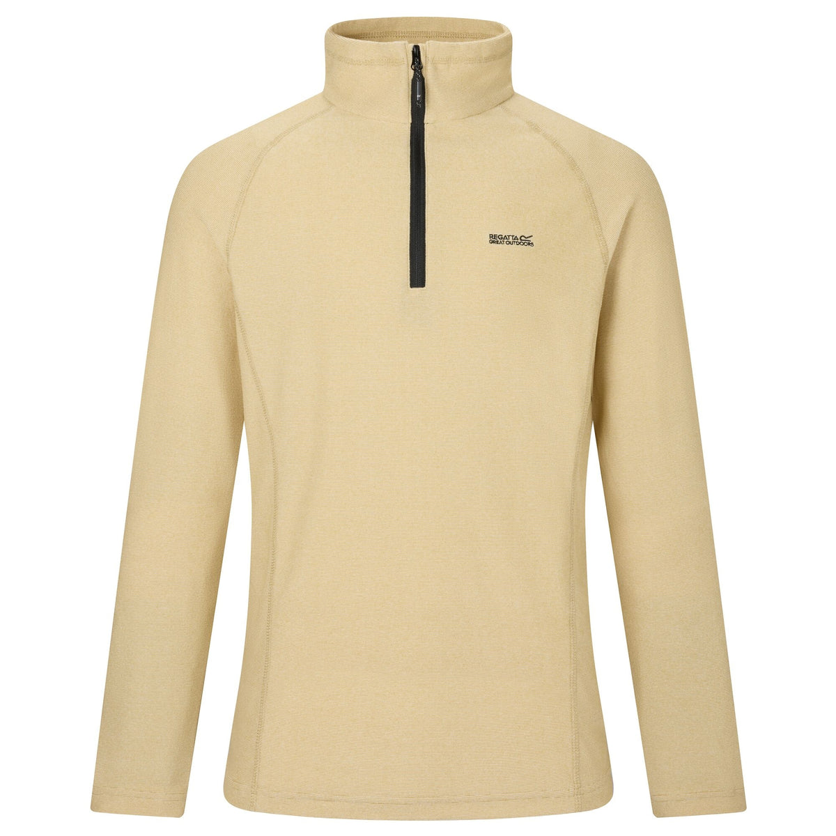 Desert Beige - Front - Regatta Great Outdoors Mens Montes Funnel Neck Fleece Jumper
