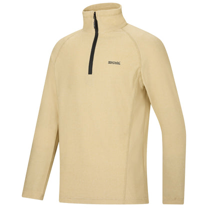 Desert Beige - Side - Regatta Great Outdoors Mens Montes Funnel Neck Fleece Jumper