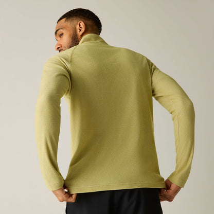 Desert Beige - Close up - Regatta Great Outdoors Mens Montes Funnel Neck Fleece Jumper