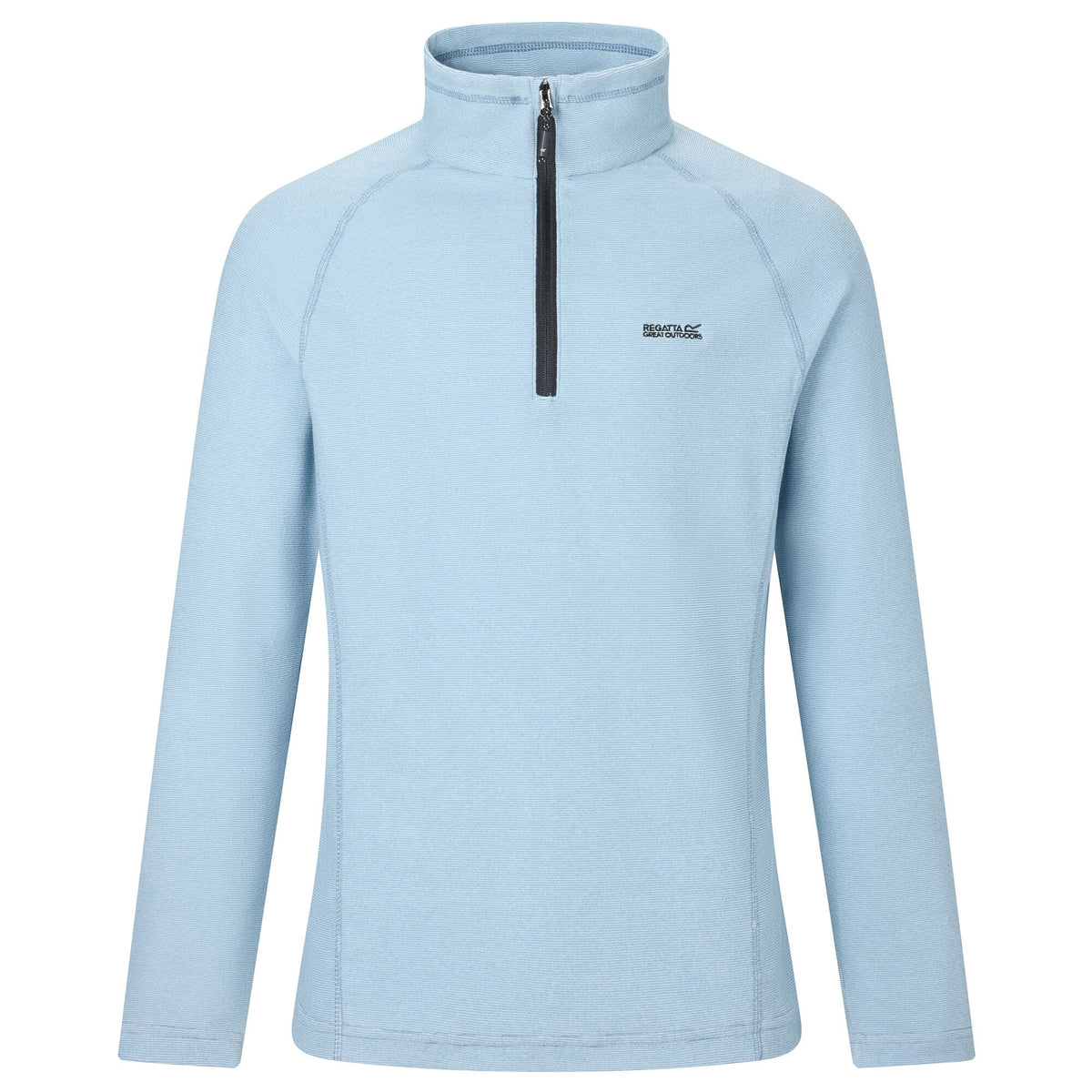 Dusky Blue - Front - Regatta Great Outdoors Mens Montes Funnel Neck Fleece Jumper