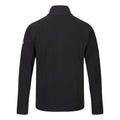 Black - Back - Regatta Great Outdoors Mens Montes Funnel Neck Fleece Jumper