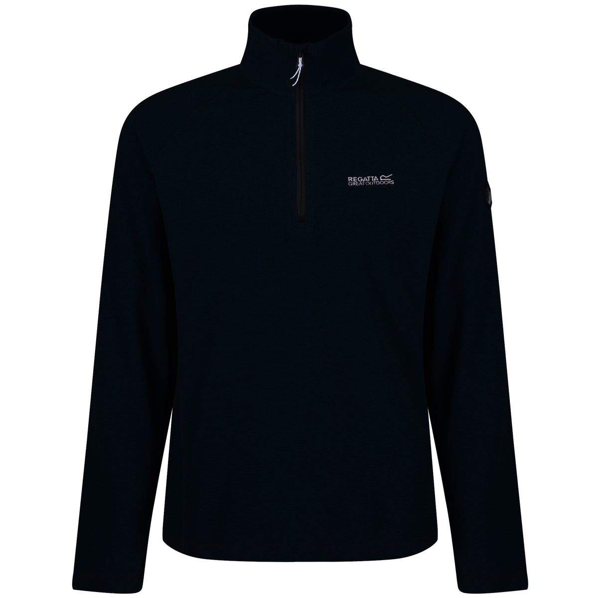 Black - Lifestyle - Regatta Great Outdoors Mens Montes Funnel Neck Fleece Jumper