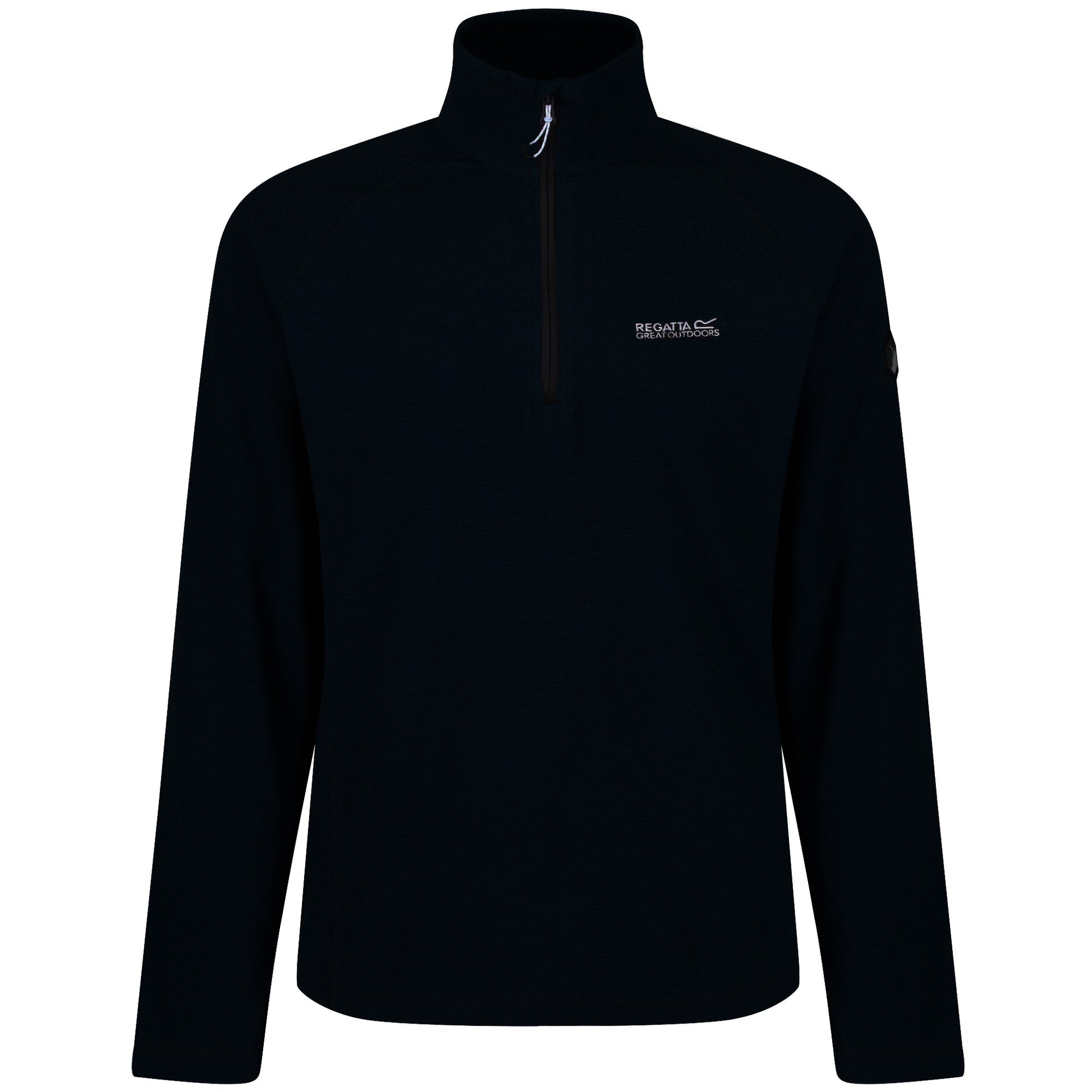 Black - Lifestyle - Regatta Great Outdoors Mens Montes Funnel Neck Fleece Jumper
