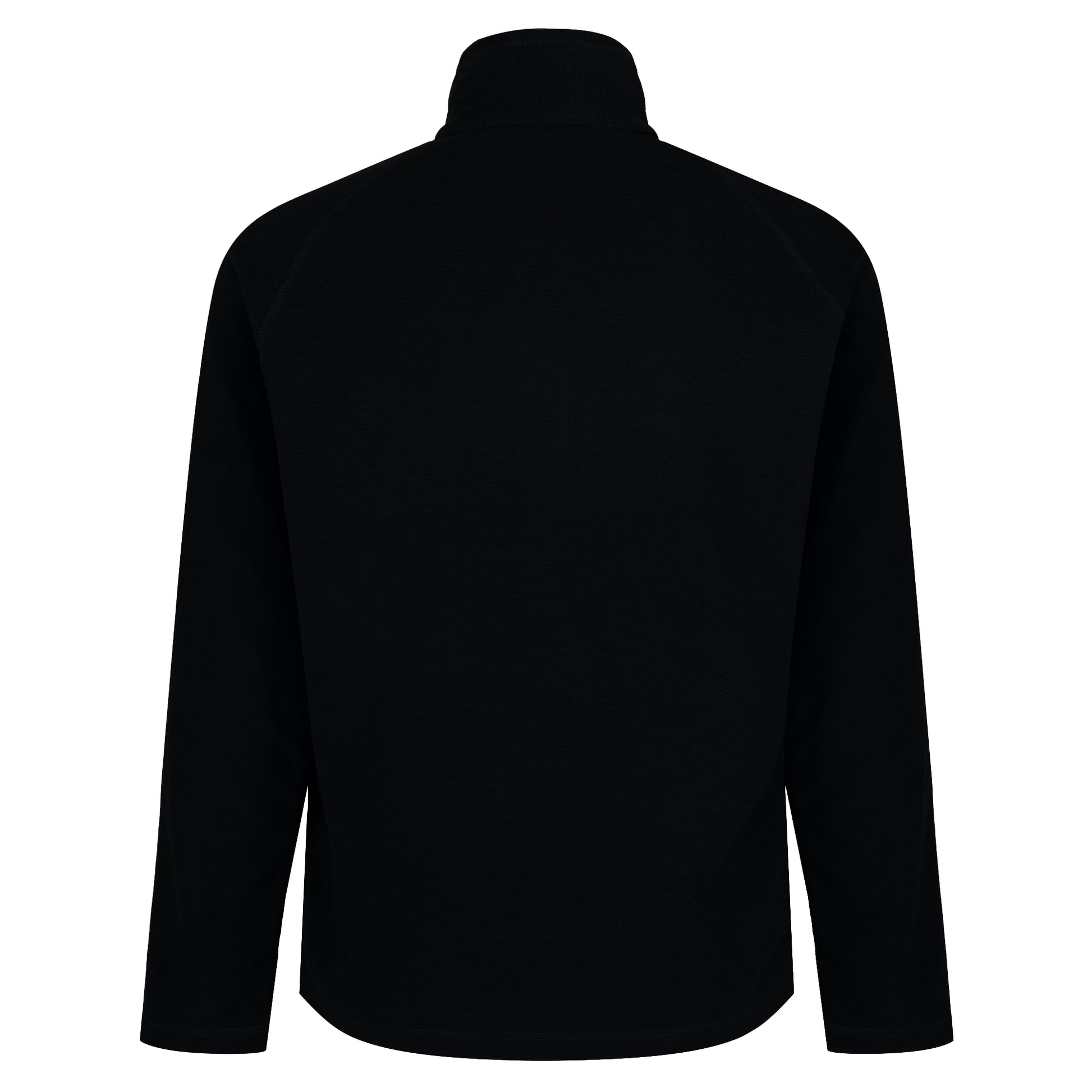 Black - Pack Shot - Regatta Great Outdoors Mens Montes Funnel Neck Fleece Jumper