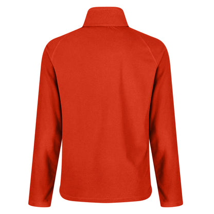 Rusty Orange - Side - Regatta Great Outdoors Mens Montes Funnel Neck Fleece Jumper