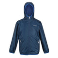Moonlight Denim - Front - Regatta Great Outdoors Childrens-Kids Lever II Packaway Rain Jacket