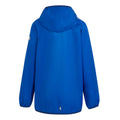 Oxford Blue-Persimmon - Pack Shot - Regatta Great Outdoors Childrens-Kids Lever II Packaway Rain Jacket