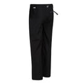 Black - Side - Regatta Great Outdoors Childrens-Kids Dayhike II Stretch Trousers