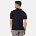 Navy - Side - Regatta Professional Mens Classic 65-35 Short Sleeve Polo Shirt