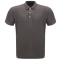 Seal Grey - Front - Regatta Professional Mens Classic 65-35 Short Sleeve Polo Shirt