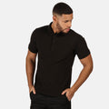 Black - Back - Regatta Professional Mens Classic 65-35 Short Sleeve Polo Shirt