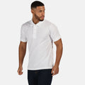 White - Side - Regatta Professional Mens Classic 65-35 Short Sleeve Polo Shirt