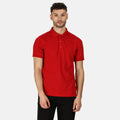 Classic Red - Back - Regatta Professional Mens Classic 65-35 Short Sleeve Polo Shirt
