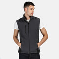 Seal Grey-Black - Back - Regatta Professional Great Outdoors Mens Sandstorm Sleeveless Zip Up Bodywarmer